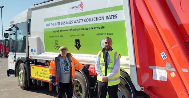 New bin lorries introduced in Enfield