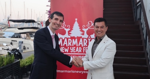 Magnificent opening event for Marmaris New Year Festival