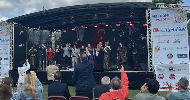 Peace doves were released at the Luton Turkish Festival