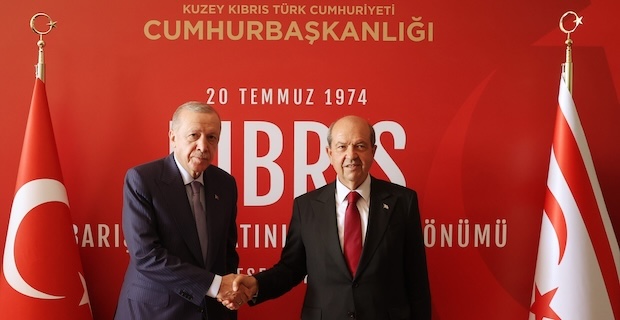 Ersin Tatar meets with President Erdoğan