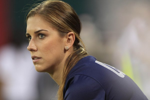 Alex Morgan Highly impaired USA striker escorted