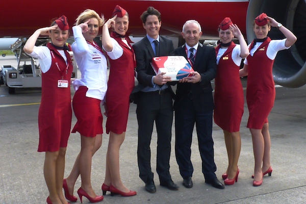 Atlasglobal celebrated London Luton Istanbul Ataturk route