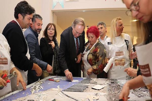 European Union delegation visits oldest temple in Turkey