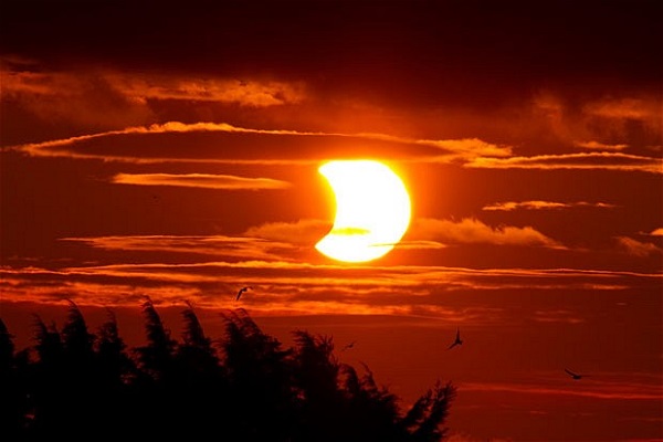 Attention for Solar eclipse selfies