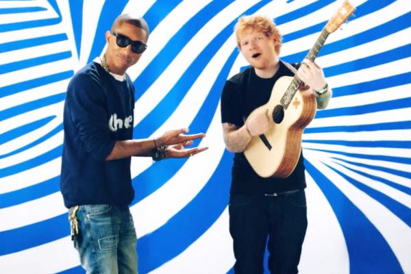 Ed Sheeran and Pharrell Williams big winners