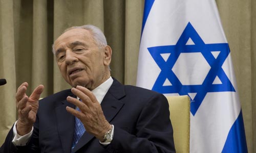 Shimon Peres warns against feud with U.S. over Iran