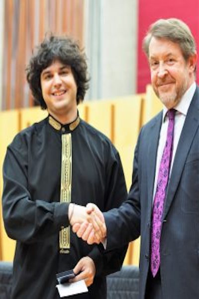 Cellist Jamal Aliyev is the Prince's Prize winner 2017