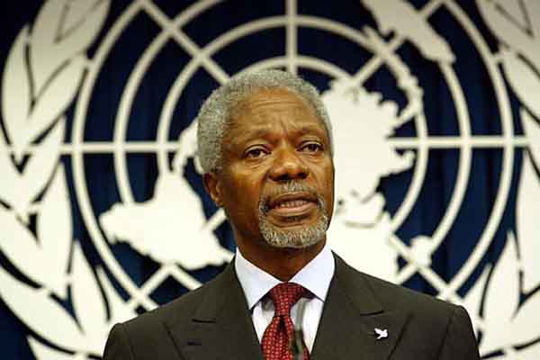 Kofi Annan, 'Stop looting of Africa's resources'