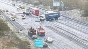 M25 crash at Waltham Abbey