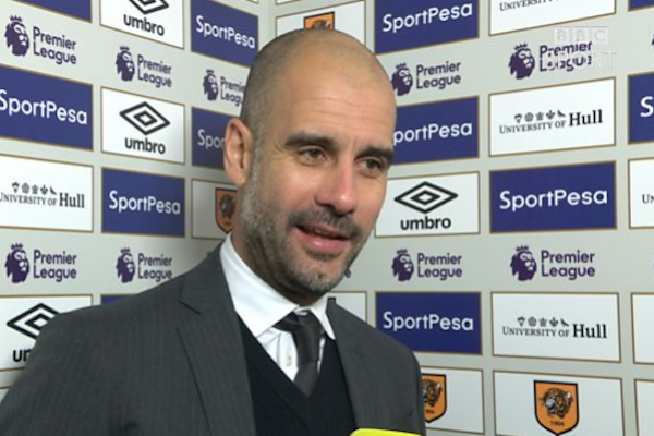 Guardiola, It's like a final for us if you want to be there