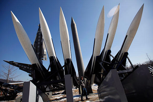 North Korea launches short-range missiles