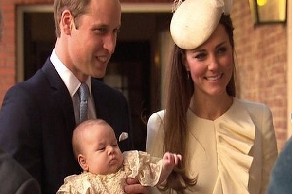 Prince George christened at Chapel Royal
