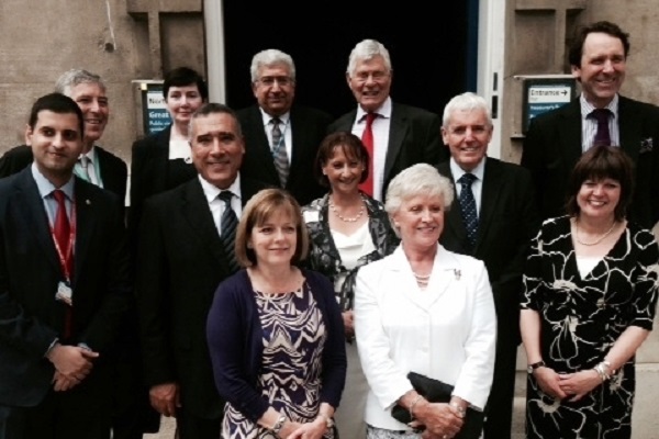 Princess Muna al-Hussein of Jordan speaks at Barts Health nursing conference