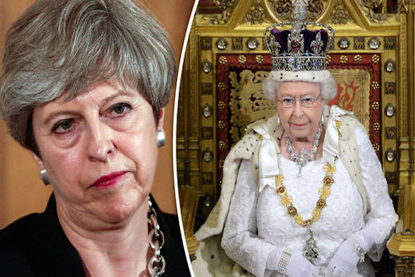 May promises to work with humility says Queen