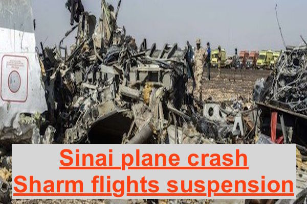 All flights between the UK and Sharm el-Sheikh have been suspended