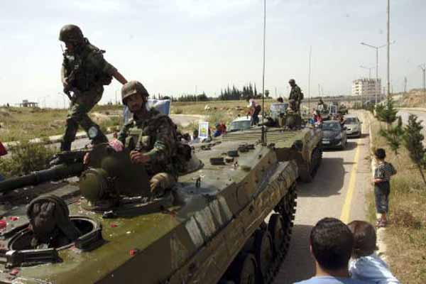 Syrian army attacks rebel stronghold Qusayr