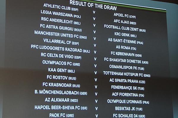 Turkish teams opponents in Europa League unveiled