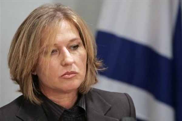 Tzipi Livni will be Israel's negotiator in talks with Palestine