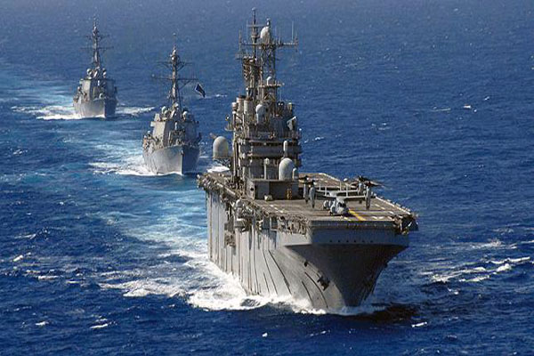 US naval forces move closer to Syria