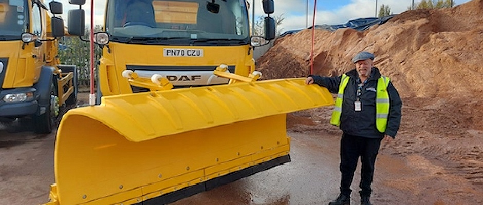 Gritting vehicles ready for cold weather conditions