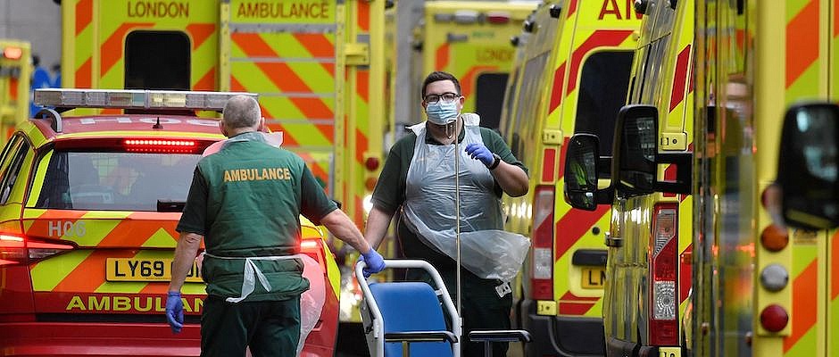 Ambulance workers begin strike in England, Wales