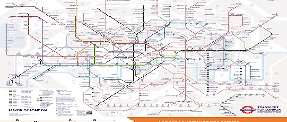 London’s Overground lines to be given new names and colours