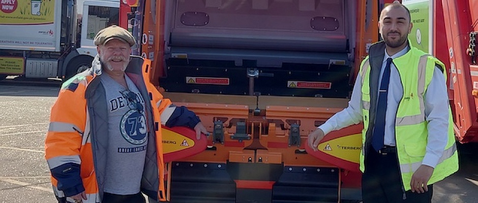New bin lorries introduced in Enfield