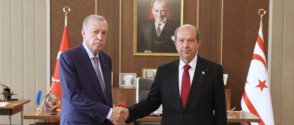 Ersin Tatar meets with President Erdoğan