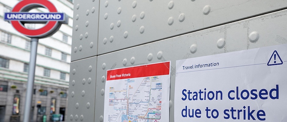 London tube strike shuts down services as TfL website crashes