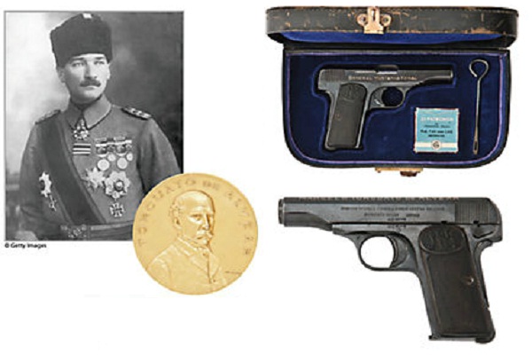 Ataturk's gun sold at a Christie's auction