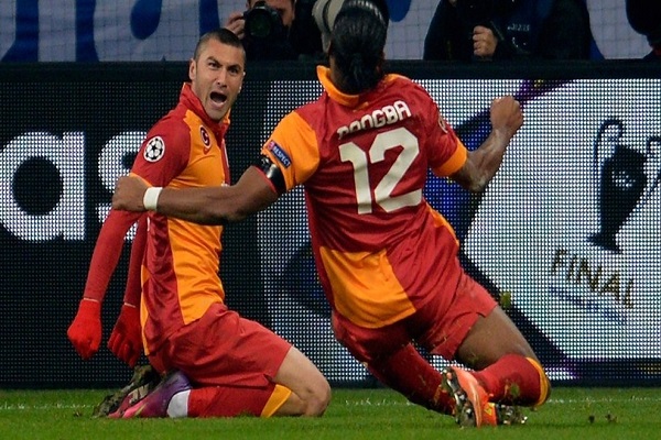 Galatasaray's victory on the champions league night