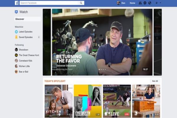 Facebook introduces new service against YouTube and TV networks