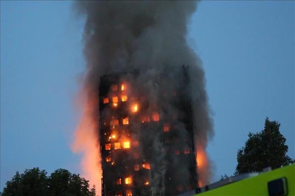 Huge blaze in west London apartment block claims lives