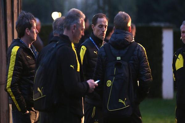 Borussia Dortmund footballers' bus hit by blasts on way to match