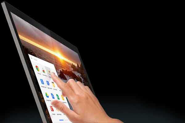 Google adds new touch to line of Chrome laptops