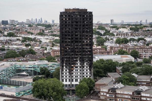 UK government sends in taskforce about Grenfell Tower