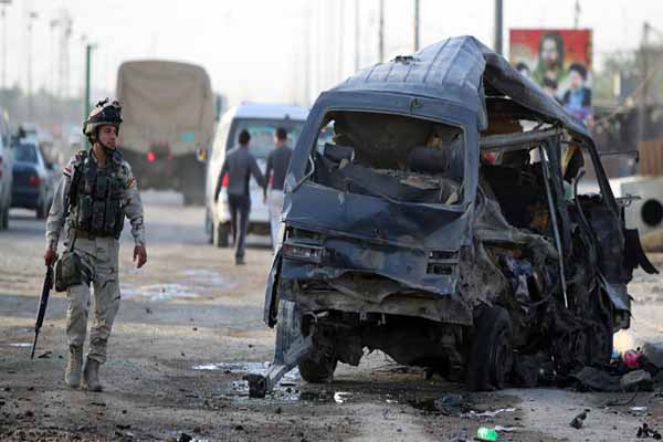Two blasts at Iraqi mosque kill 43