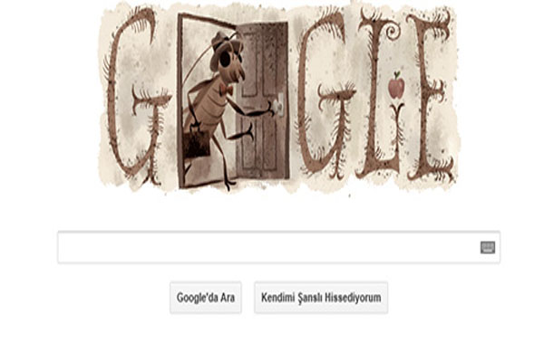 Google celebrated Kafka's 130th birthday with a Doodle