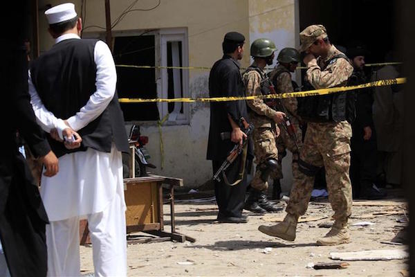 53 killed by a bomb blast at a hospital in Pakistan