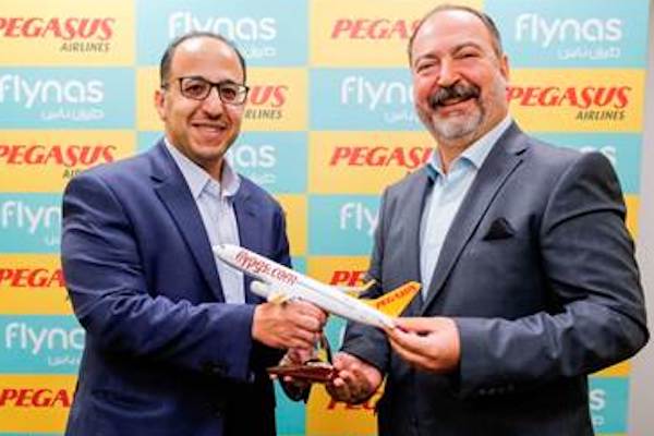 Pegasus and flynas sign codeshare agreement