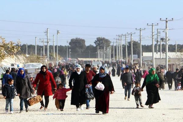 Turkey hosts nearly 2.8 million Syrian refugees