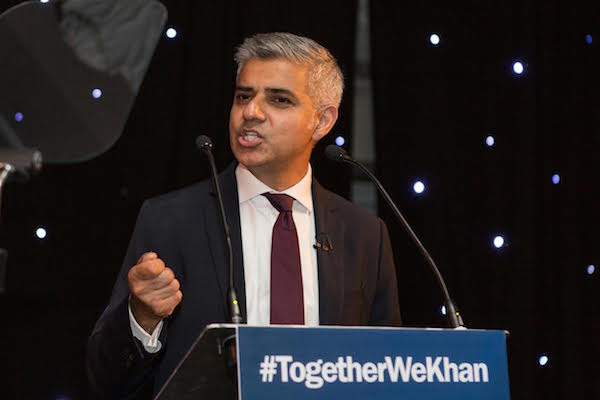 Sadiq Khan attacks 'Trump tactics' in UK vote