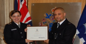 Turkish heritage police officers with Haringey Police were honoured