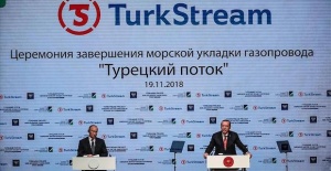 Russian media covers launch of TurkStream’s sea section