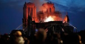 Macron pledges to rebuild Notre Dame Cathedral