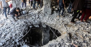 Israel strikes 320 sites in blockaded Gaza Strip