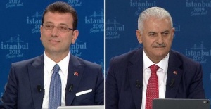 Ekrem Imamoglu and Binali Yildirim candidates spar in Istanbul mayoral race debate