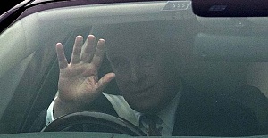 Prince Andrew seen for first time since stepping back from royal duties