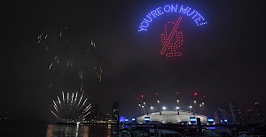 England sees in 2021 with fireworks and light show