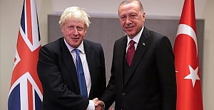 Turkish president meets British premier at NATO summit